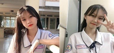 Em Bảo Trân, học sinh lớp 10