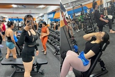 Chịch nhau đê mê cùng em Gymer