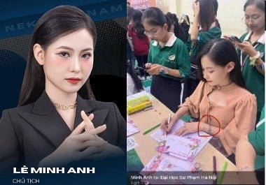 Cô giáo Đại học Sư phạm Lê Minh Anh