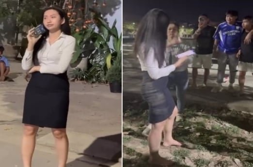 Em gái Việt say mê khi âu yếm cu