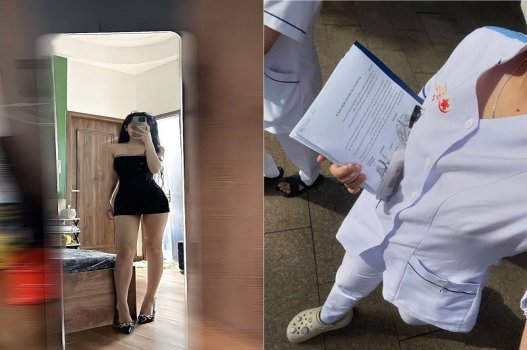 Em sinh viên ngành y dáng ngon chăm sóc khách hàng