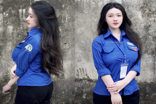 Nét quyến rũ của cô sinh viên tình nguyện với thân hình gợi cảm